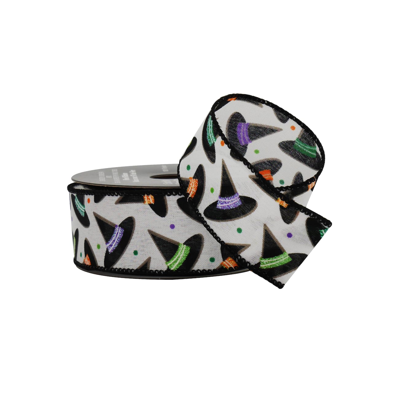 1.5" x 10yd. Witch Hat Toss Wired Taffeta Ribbon by Celebrate It® Halloween